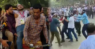 শাহবাগে পুলিশ ও প্রাথমিক শিক্ষকদের ধাওয়া-পাল্টা ধাওয়া, লাঠিচার্জ-সাউন্ড গ্রেনেড নিক্ষেপ